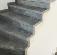  Schody s nosem Bukoma Beton kámen šedý Děcin